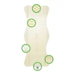 AquaSense Bath Mat, Contoured with Invigorating Massage Zones - Image 2