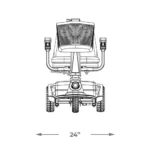 Amigo RD 3-Wheel Mobility Scooter - Image 12