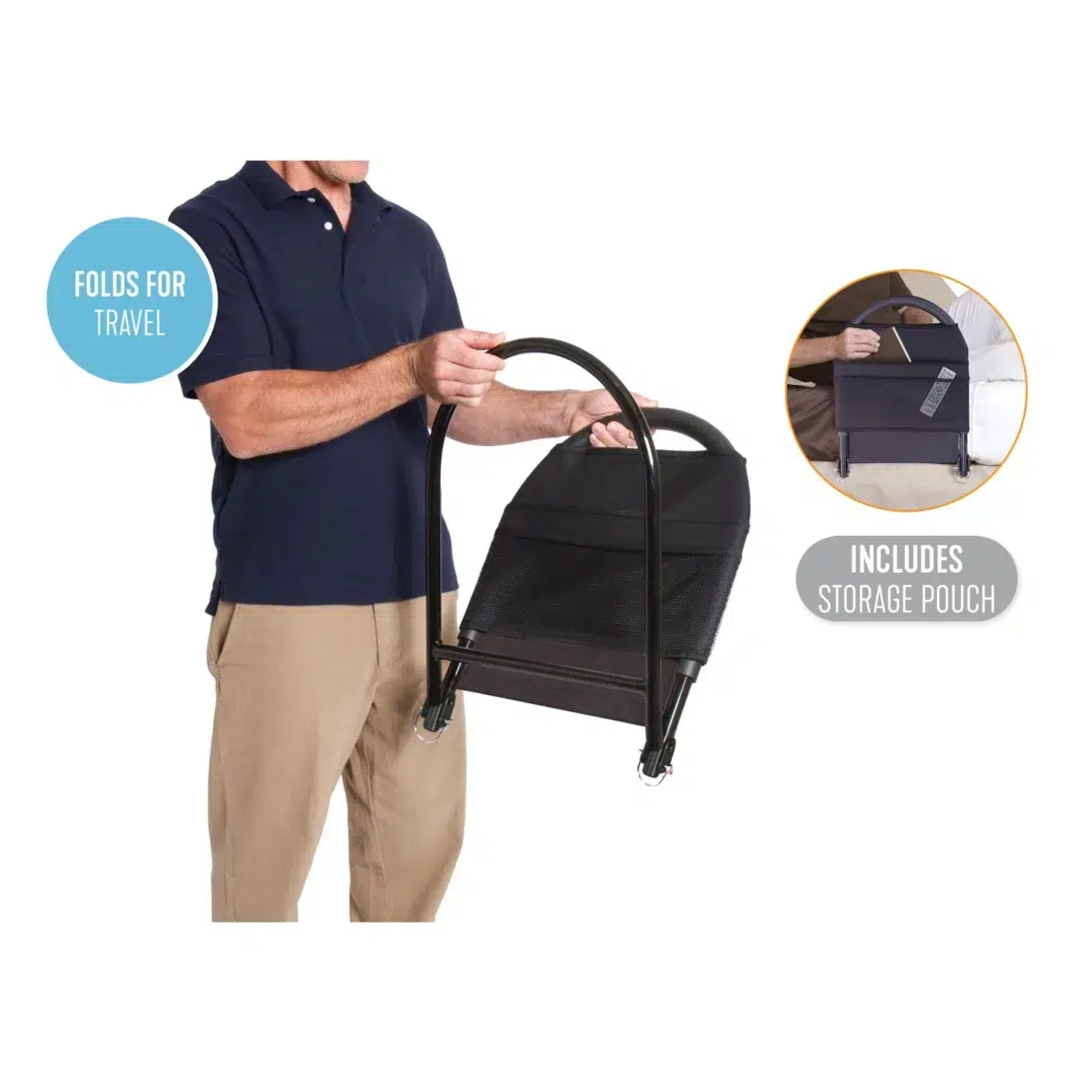 Stander Bed Rail Advantage Traveler with Organizer - Image 3