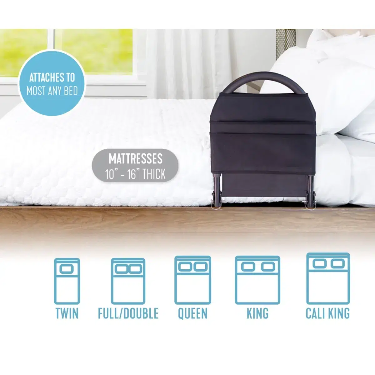 Stander Bed Rail Advantage Traveler with Organizer - Image 5