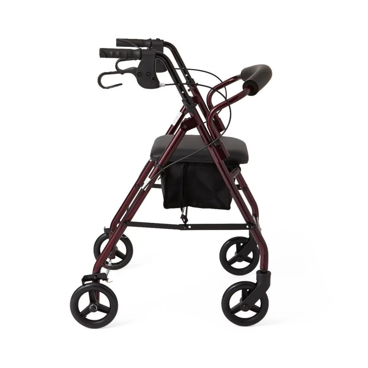 Medline Aluminum Rollator with 6" Wheels - Image 7