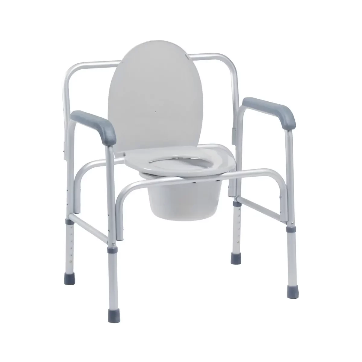 Lumex Bariatric 3-in-1 Aluminum Commode - Image 1