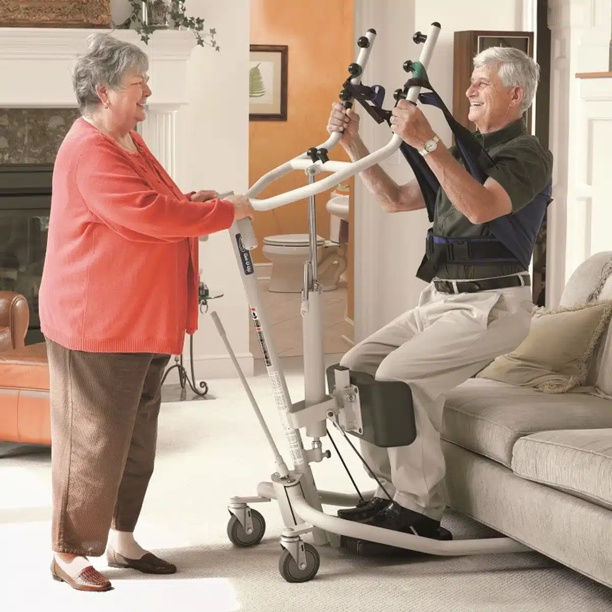 Invacare Get-U-Up Hydraulic Stand-Up Lift - Image 2