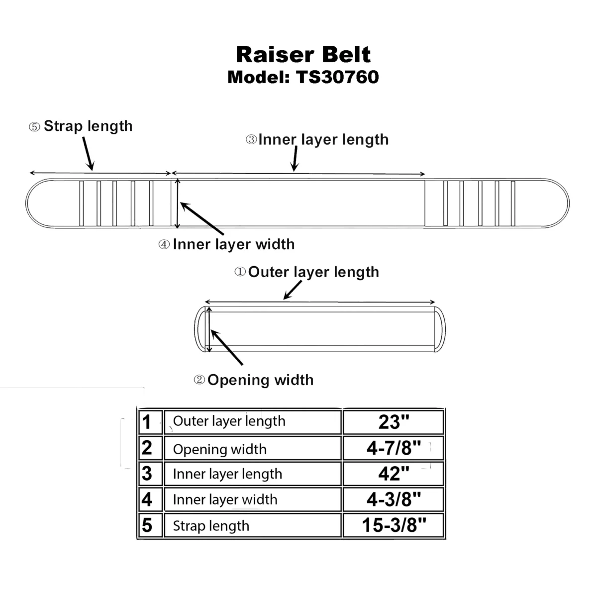 Bestcare Transfer Raising Belt - Image 3