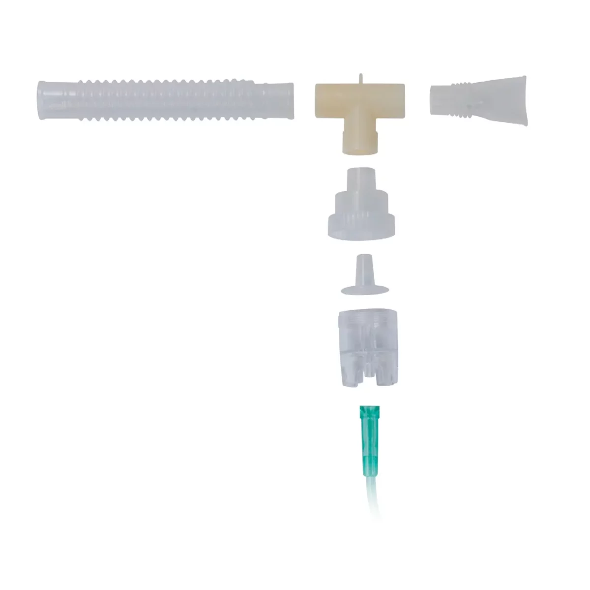 Disposable Nebulizer Kit with "T" Mouthpiece & 7 ft Tubing - Image 2